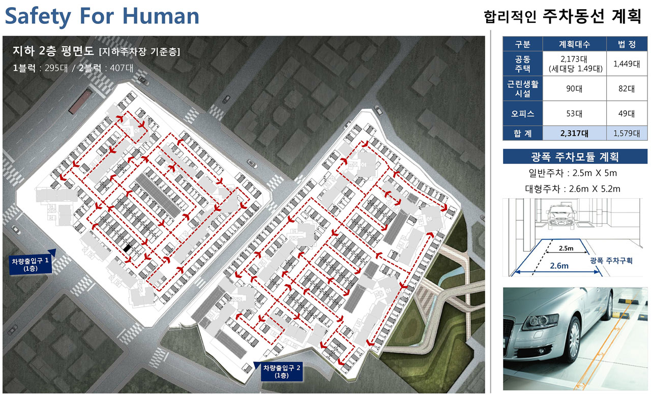 동양라파크 사당 주차시설계획